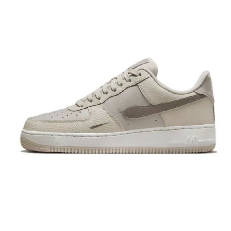 Найк Air Force 1 Пшенично-белые кроссовки для мужчин и женщин - стильная, универсальная и комфортная обувь