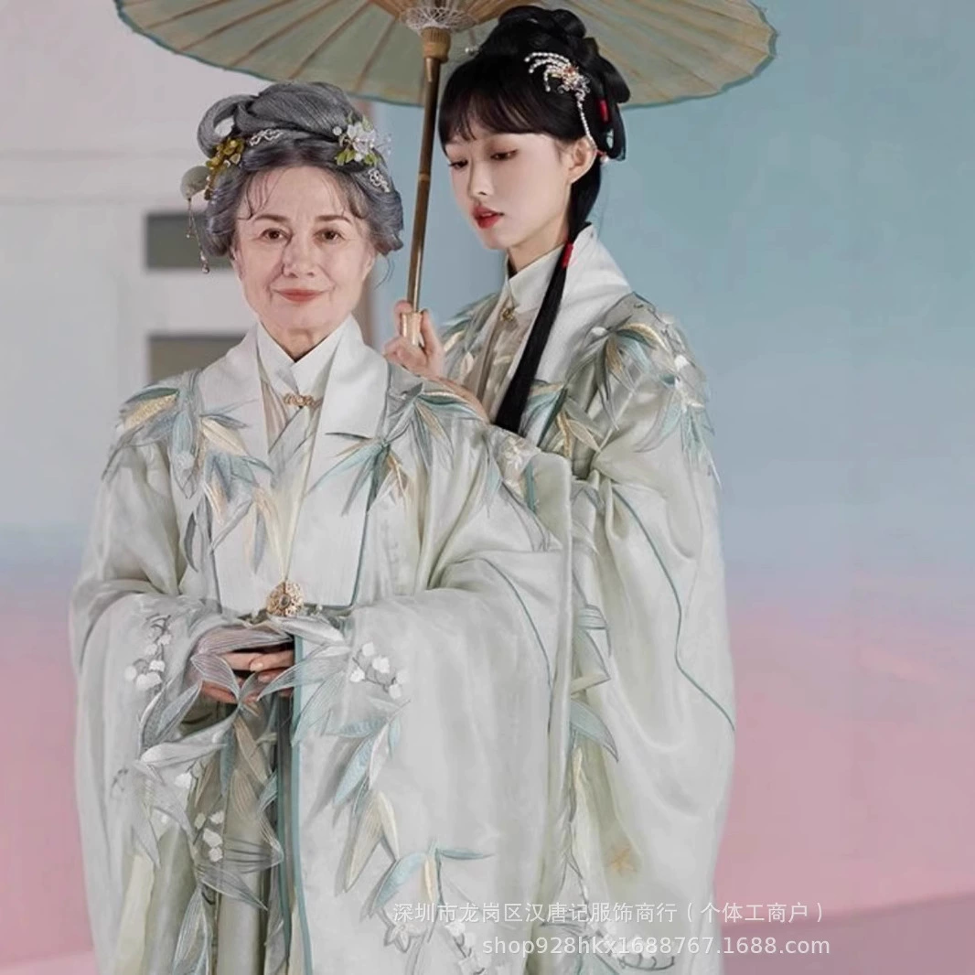 [Xiaoxiang Jade] Hanfu женский воротник длинное платье весной и летом