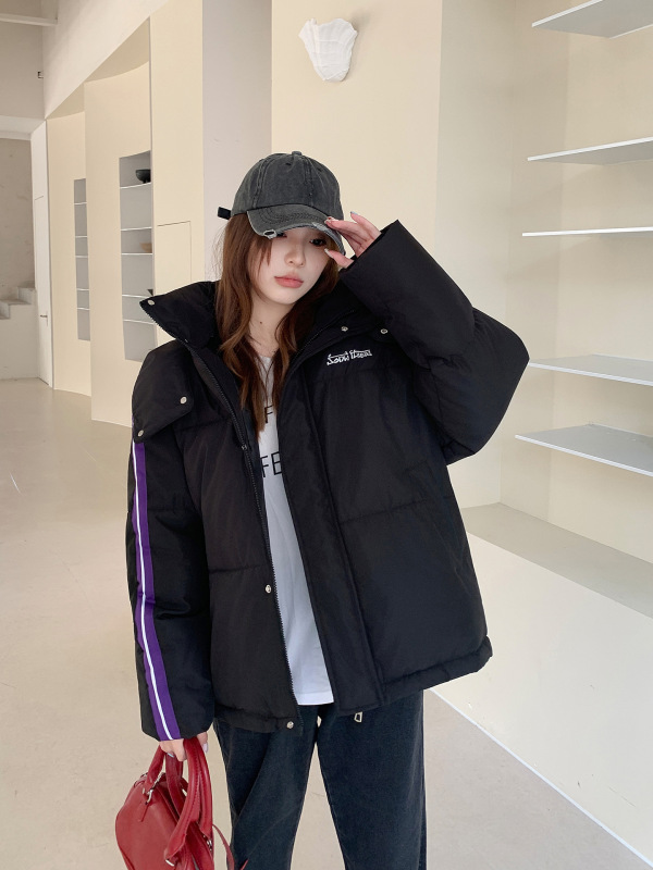 羽绒棉服女短款宽松2025年新款面包服小个子加厚韩版棉衣棉袄外套|undefined