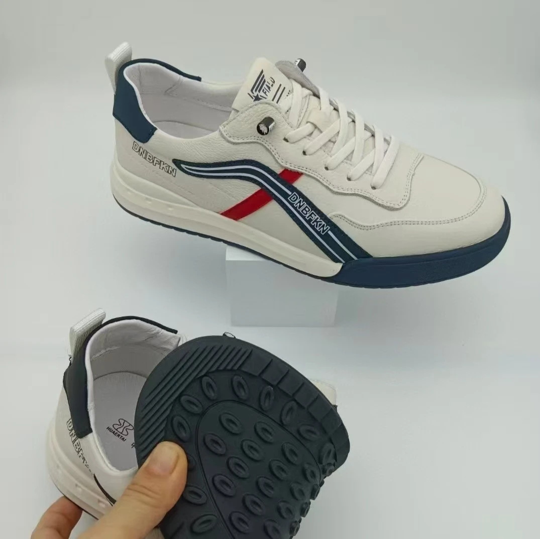 Zapatos casuales de hombre, nuevos zapatos de hombre, zapatos PU, zapatos de moda, zapatos deportivos, zapatos de entrenamiento ligeros transpirables.
