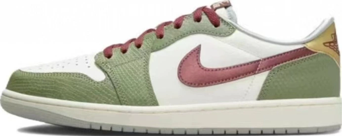 Кроссовки AIR aj1 с низким верхом, цвет "барб" в цвете "Северная Каролина", сине-серо-бело-дымчато-серо-черные.