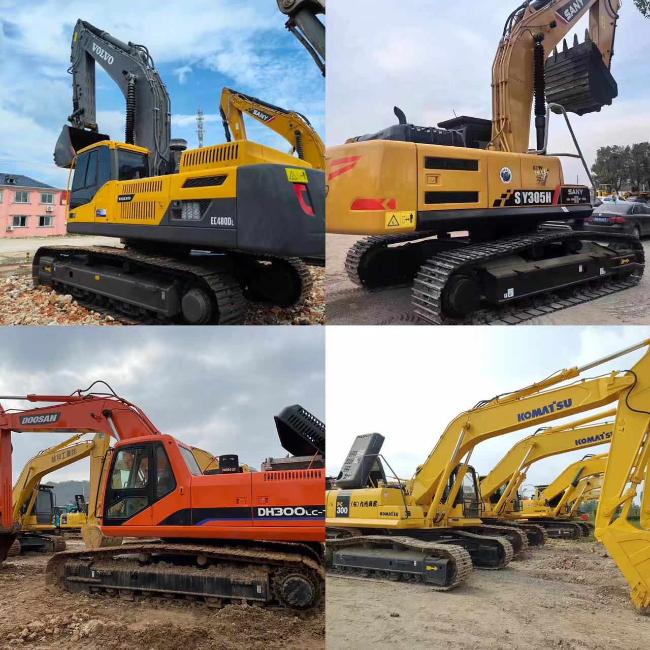 Shaanxi usado 360 400 200PC excavadora Komatsu 320D 330 323 exportación especial