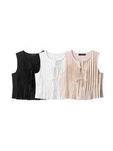 (Cross-border trading), (Wholesale), fashionable short tank top, European style, french style
