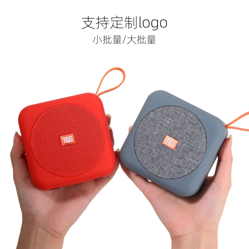 TG505 altavoces Bluetooth cuadrados portátiles al aire libre tela de tela impermeable mini altavoz subwoofer