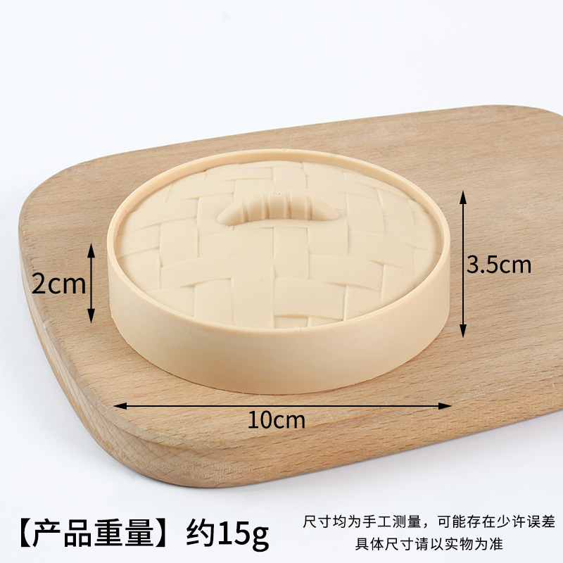 ミニチュアシミュレーション蒸し器モデル diy 食品ままごとミニキッチン蒸し器おもちゃ竹蒸し器写真撮影の小道具|undefined