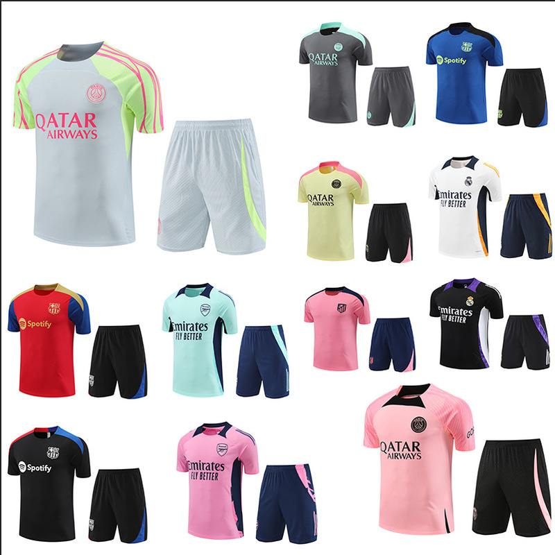Arsenal Brazil Real Madrid Barcelona Chelsea Football Jerseys Kidsren's Adult Short-Sleeved Summer Training Suits