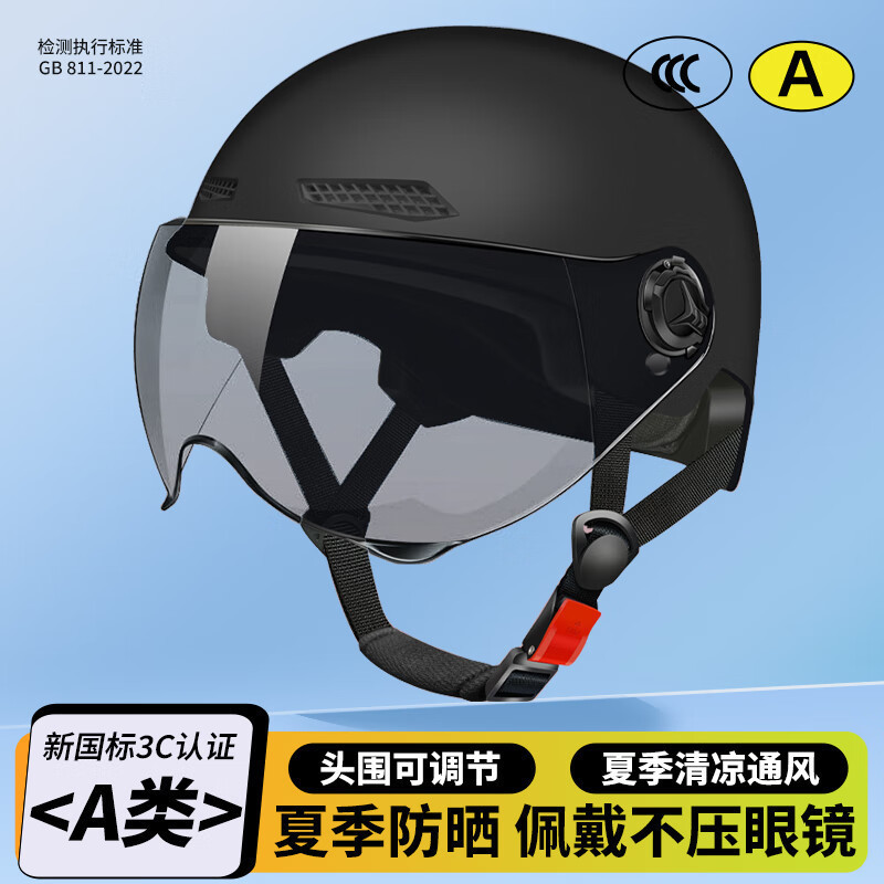 Motosiklet kaskı (dəbilqə): Diàndòngchē Lightweight Half Helmet - black