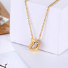 Fashionable necklace stainless steel, chain for key bag , Korean style, wholesale