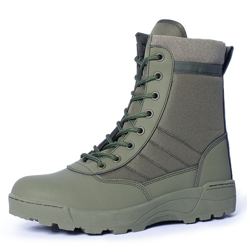 Men's Boots Supplier Combat Boots Tactical Boots Black High-Top Outdoor Boots Anti-Kick Anti-Collision Hiking Boots for Men and Women
