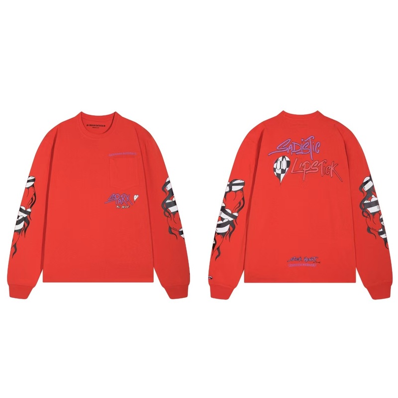 クロスボーダーのトレンディなブランド Chrome Heart 長袖 T シャツ ピュアコットン メンズ レディース ルーズスポット卸売|undefined