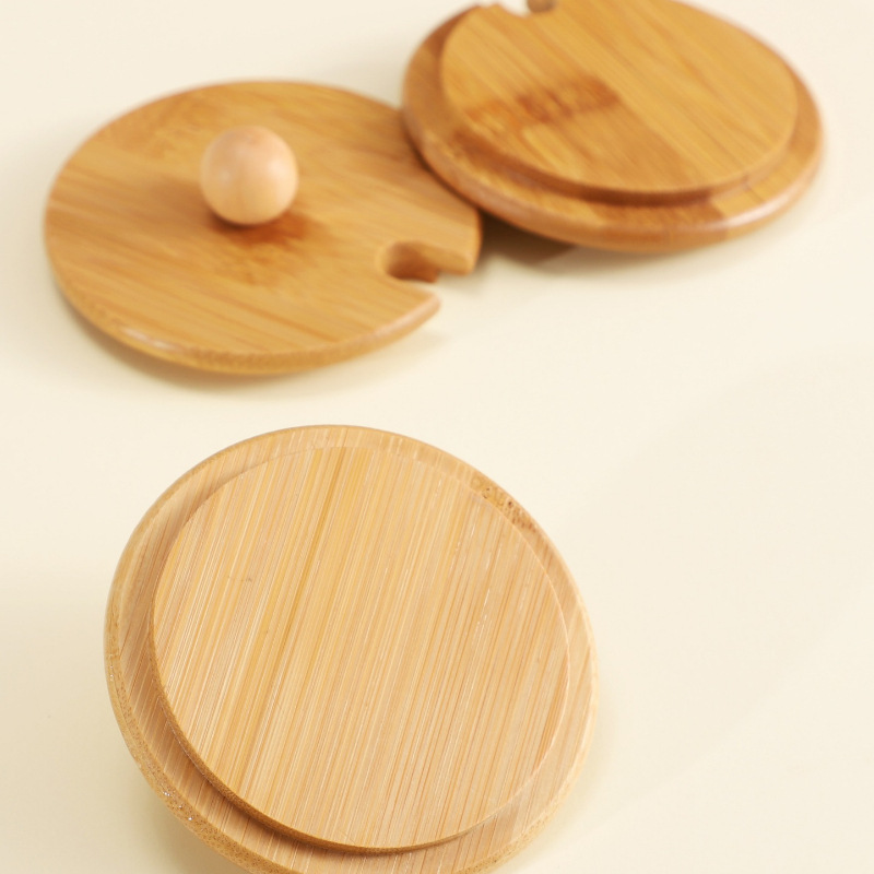 Taza de agua, taza de desayuno redonda, taza de cerámica, taza de vidrio, taza de bambú, taza de madera, taza de cubierta, accesorios a prueba de polvo, universal