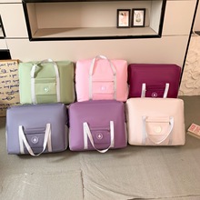 防水牛津布圆标飞机包加大无味旅行包折叠收纳袋便携式衣物收纳包