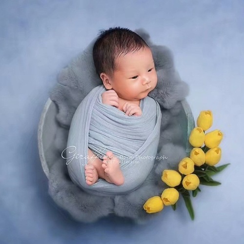Newborn photography props for full moon baby photo studios, photography backgrounds, carpets, props, real fur photography cloth