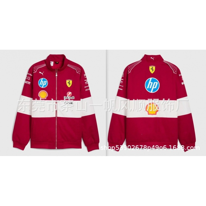 Puma Scuderia Ferrari F1 Team Replica Track Jacket Fleece Rosso Corsa