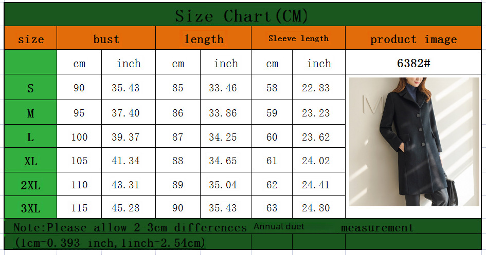 Women's Woolen Coat For Autumn And Winter Elegant Warm Outerwear_voghion.com
