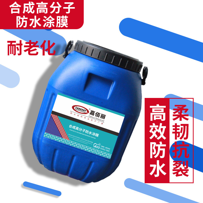 合成高分子防水涂膜 内外墙卫生间防水涂料 高弹性建筑防水涂料