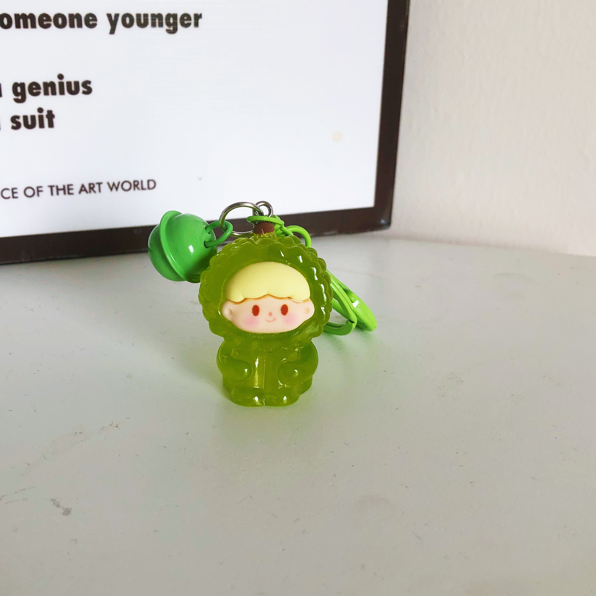 新商品の立体果物の子の鈴の鍵は少女の心の学生を掛けて親友のプレゼントを飾ってカップルを掛けます。