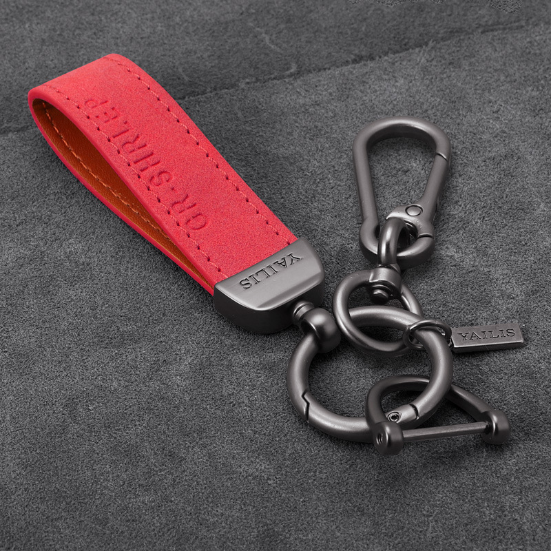 빨간 스웨이드 + 허리 매달려 [D 버클 보내기]]