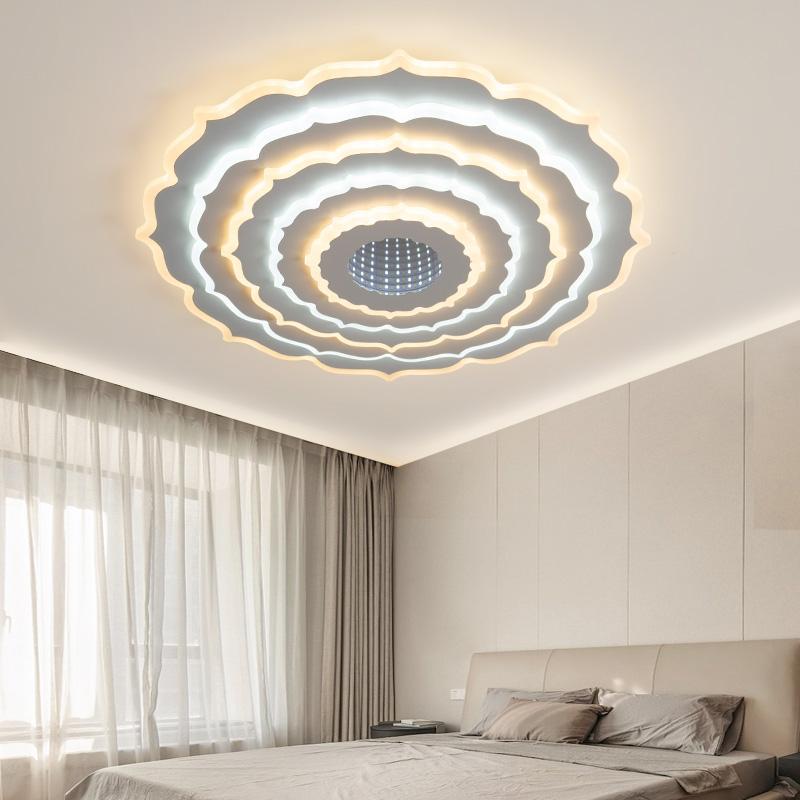 Lámpara de techo LED transfronteriza, luz inteligente para dormitorio principal, luz de habitación nueva que ahorra energía, lámparas nórdicas modernas y sencillas