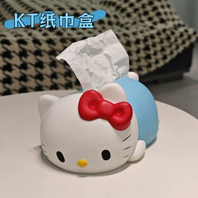 Hello Kitty Tissue Box, Girly: Car tissue box/set