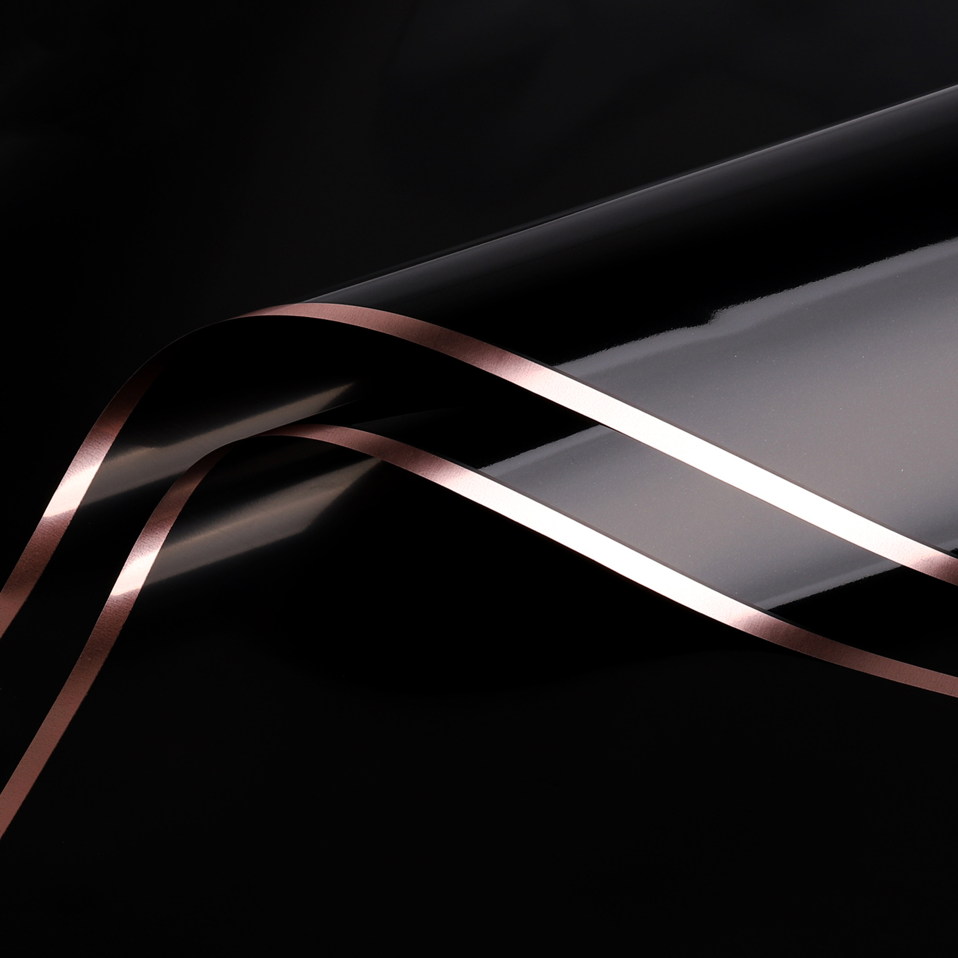 Li Zhi Ran era de oro papel de embalaje de flores película de gelía de oro papel de embalaje de buquete de flores