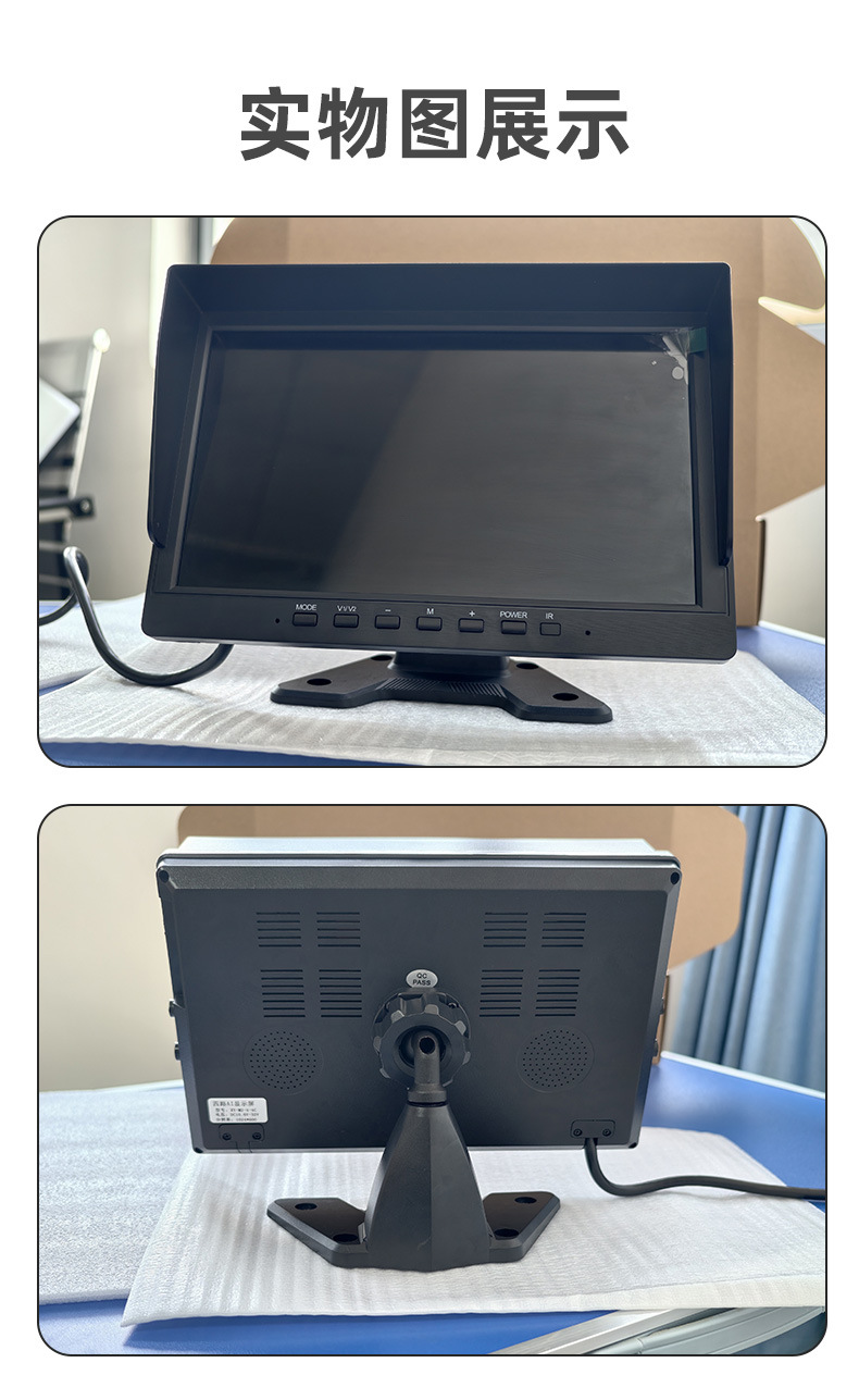 360-degree high-definition reversing camera for forklifts and excavators, AI anti-collision system, real-time voice broadcast, blind spot warning system