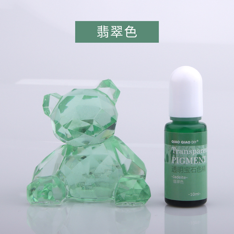 Qiaoqiao 24 colores transparente gema color esencia oleosa UV epoxi cristal epoxi color mezcla pasta fábrica descuento directo
