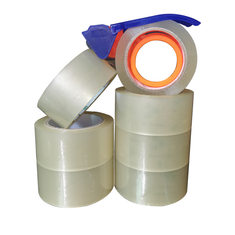 Cinta transparente 4,8 cm logística embalaje sellado adhesivo de bajo ruido cinta silenciosa sellado cinta adhesiva cinta de ancho de banda al por mayor