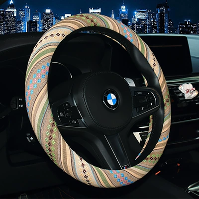 seasons universal car handle cover | Steering wheel cover - section-g-38cm