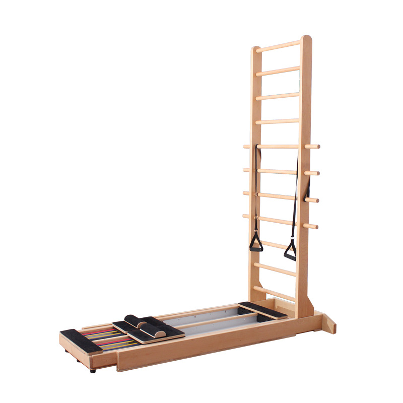 Pilates de segunda generación dispositivo de flexibilización femenina de forma profunda puente de pilates pedal escalera de arce arce flexibilización giroscópico