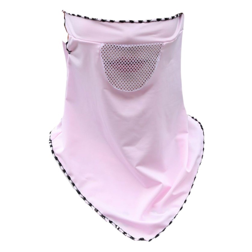 Factory summer new sun protection veil mask female ice silk mesh cloth riding UV protection scarf sun protection mask