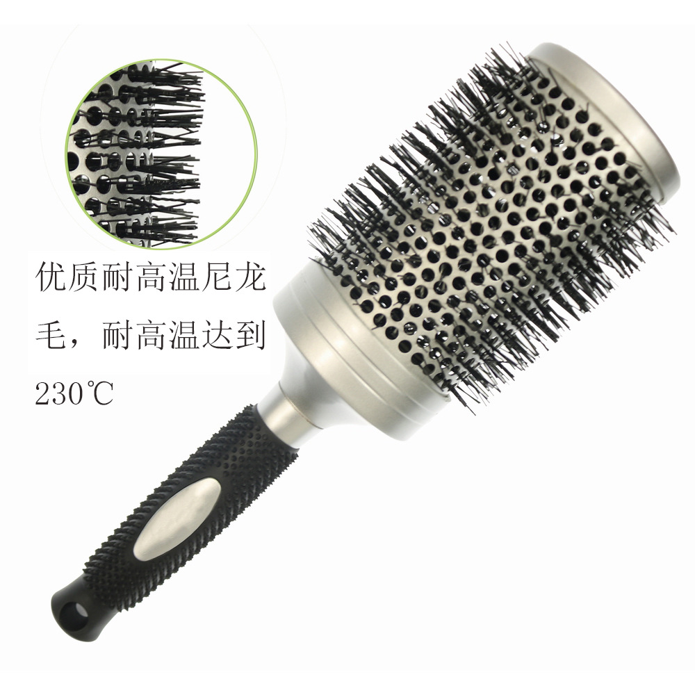 陶瓷負(fù)離子滾梳 發(fā)廊造型梳 內(nèi)扣大波浪卷發(fā)梳 導(dǎo)熱空氣梳