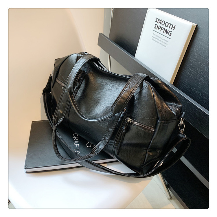 European and American cross-border fashion women's bag 2024 Spring new women's handbag, single-shoulder crossbody bag, simple tote bag undefined