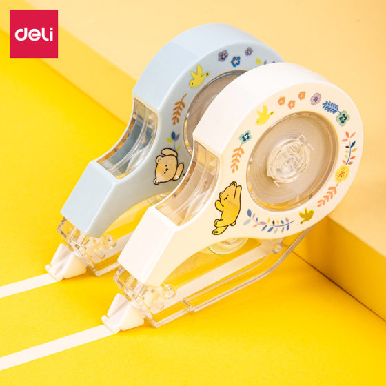 Deli stationery students large capacity correction tape correction tape correction tape correction tape cartoon correction tape wholesale