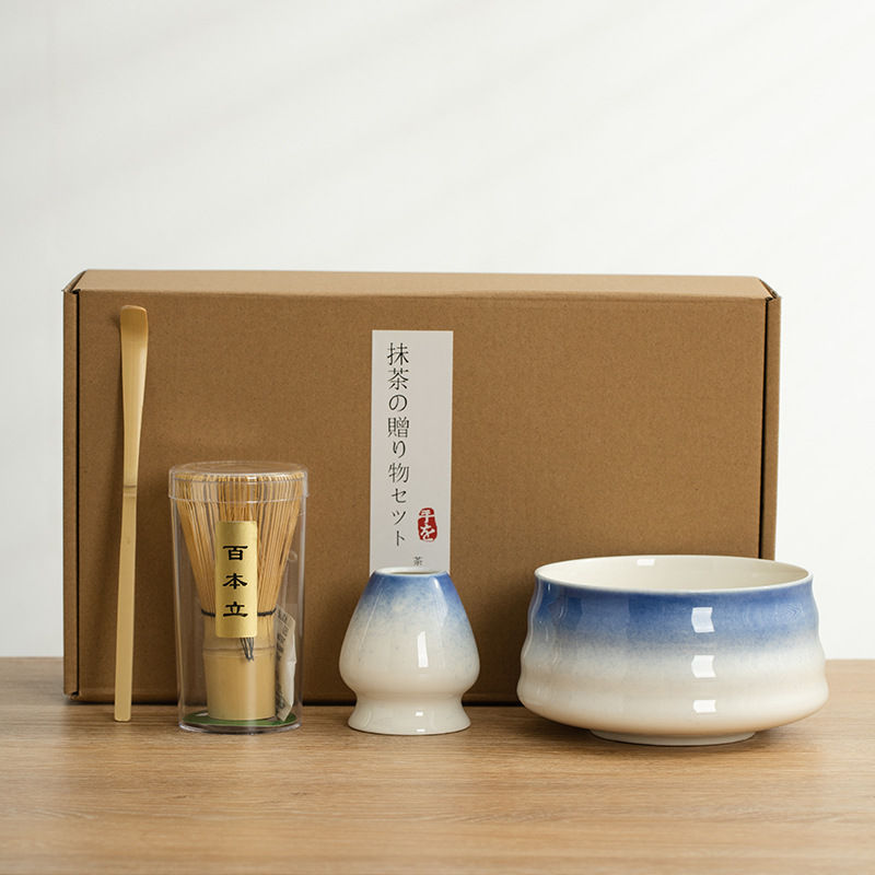 Té especial transfronterizo, cepillo de matcha, té de Baibenli, combinación de té, juego de té de matcha japonés, caja de regalo