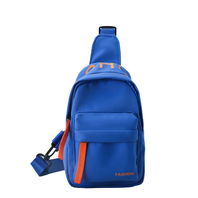 INS Nuevo niño guapo mensajero bolsa deportes moda lienzo carta niños pecho bolsa teléfono móvil niños y niñas bolsa