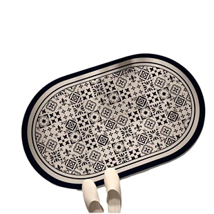Light Luxury Bathroom Diatom Mud Absorbent Foot Mats for Home Bathroom Door Quick-Drying and Stain-Resistant Thickened Floor Mats Wholesale Mats