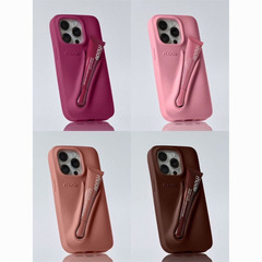 ヘイリーと同じスタイルの収納リップグロス付きスマホケース、Xiaomi Note14対応、シリコン製、日本・韓国風