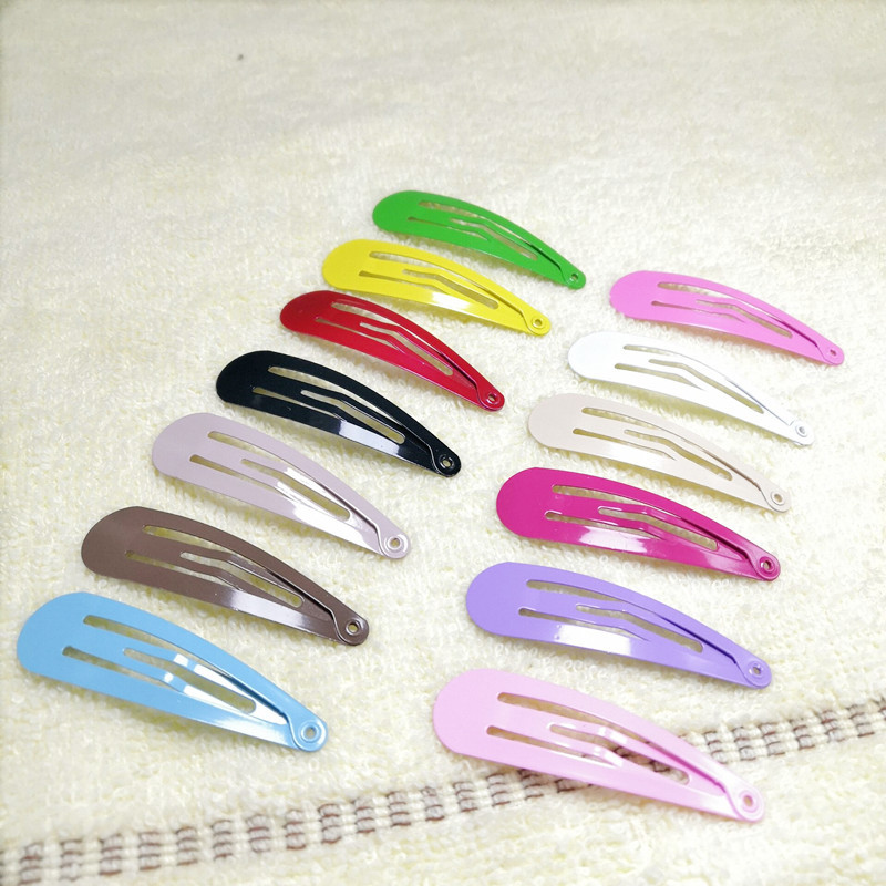 Cute children's painted hairgrip drop-shaped