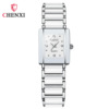 Square paired watches for beloved, swiss watch, ceramics, fashionable quartz watches, wholesale, suitable for import