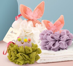 Arirang Doll Crown/Rabbit Bath Ball Bath Ball/Bathing Foam Foam Bath Scrub K21079/80