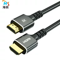 HDMI 2.1 8K 60 Гц кабель высокого разрешения, алюминиевый корпус, длина кабеля 0.5 м