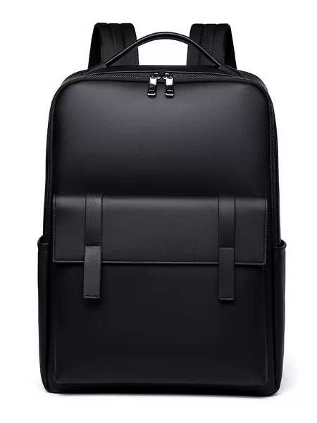 Casual Fashion Men's Bag Cross-Border Backpack Large Capacity Travel Bag Simple European and American Style Business Backpack with Printable Logo