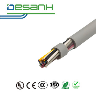 UL2517 3-10 core 6-26AWG PVC multi-core cable factory direct American standard certification