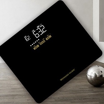 Free Shipping Weleyas Digital Scale Accurate Charging Glass Height Digital Scale Weight Loss High-Precision Durable Weight Scale