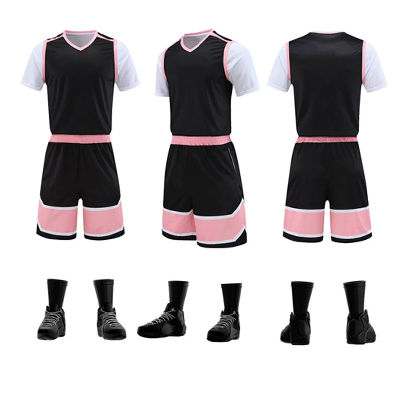 Basketball uniform, quick dry breathable set for elementary school students for training, with short sleeve