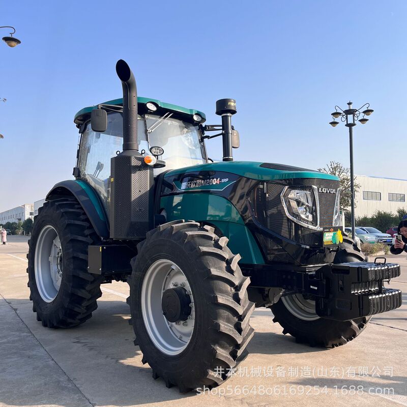 Agricultural Four-Wheel Drive Wheeled 2204 Mountain and Hilly High-Power Rotary Tillage, Ditching, and Transport Integrated Diesel Tractor