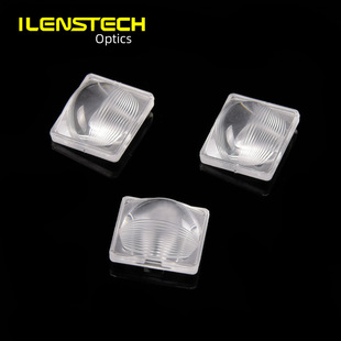 3535 guardrail lamp lens polarized 30 degree convex lens PC material 17*15mm single guardrail lamp lens I