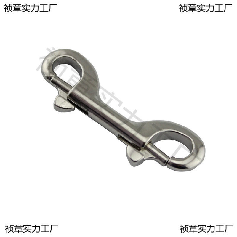 Крючок для дайвинга из нержавеющей стали 316, двусторонний крючок для дайвинга, быстроразъемный крючок, пружинная пряжка, B-образный пружинный крючок, быстроразъемный крючок для улицы