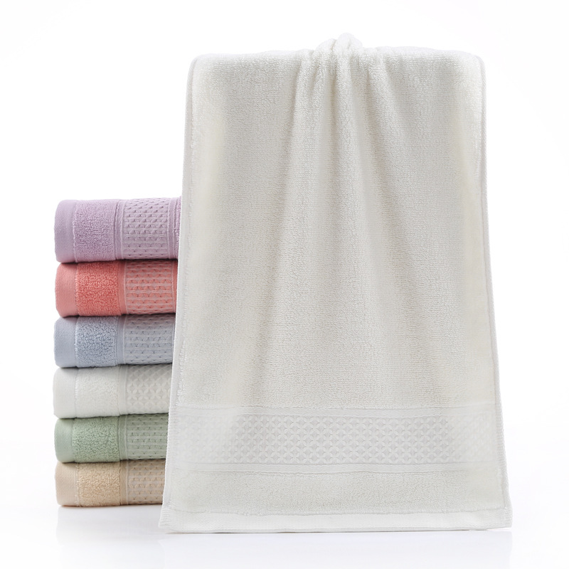 쌀 워드 타월 코튼 화이트